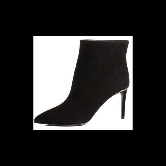 LOUIS VUITTON Suede Eyeline Ankle Boots 37 Black - Picture 1 of 6